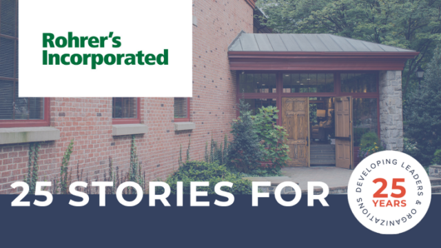 Story 1 of 25: Rohrer’s Incorporated